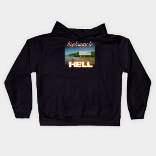 Welcome To Ohio Highway To Hell Kids Hoodie